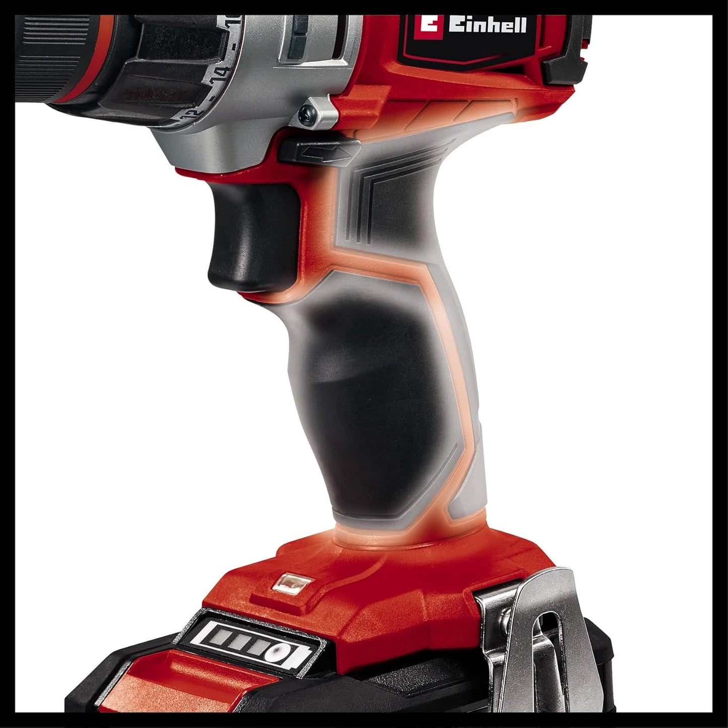 Einhell TE-CD 18/2 Li Cordless Drill Power X-Change Kit (Li-ion, 18V, Torque 44Nm) Comes with 2 Batteries 1.5Ah and Charger