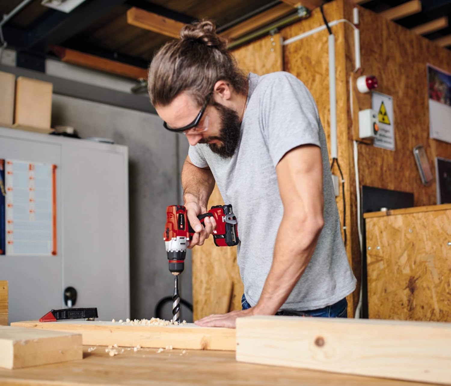 Einhell TE-CD 18/2 Li Cordless Drill Power X-Change Kit (Li-ion, 18V, Torque 44Nm) Comes with 2 Batteries 1.5Ah and Charger